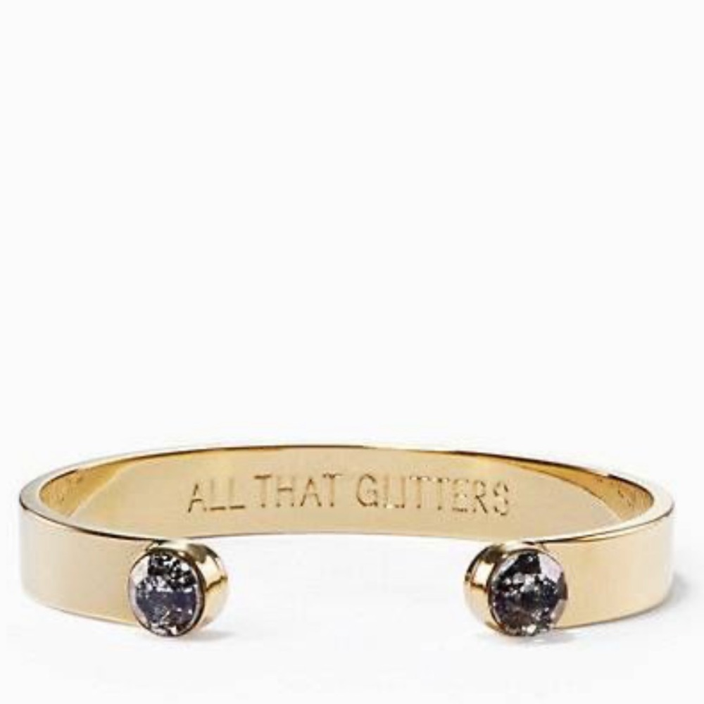 $78 Kate Spade Forever Gems ‘ALL THAT GLITTERS” Idiom Bracelet